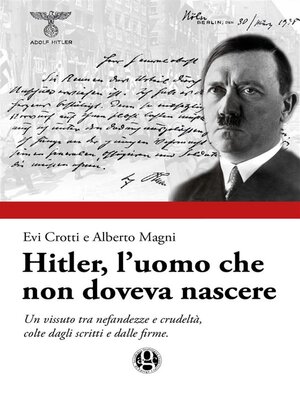 cover image of Hitler, l'uomo che non doveva nascere